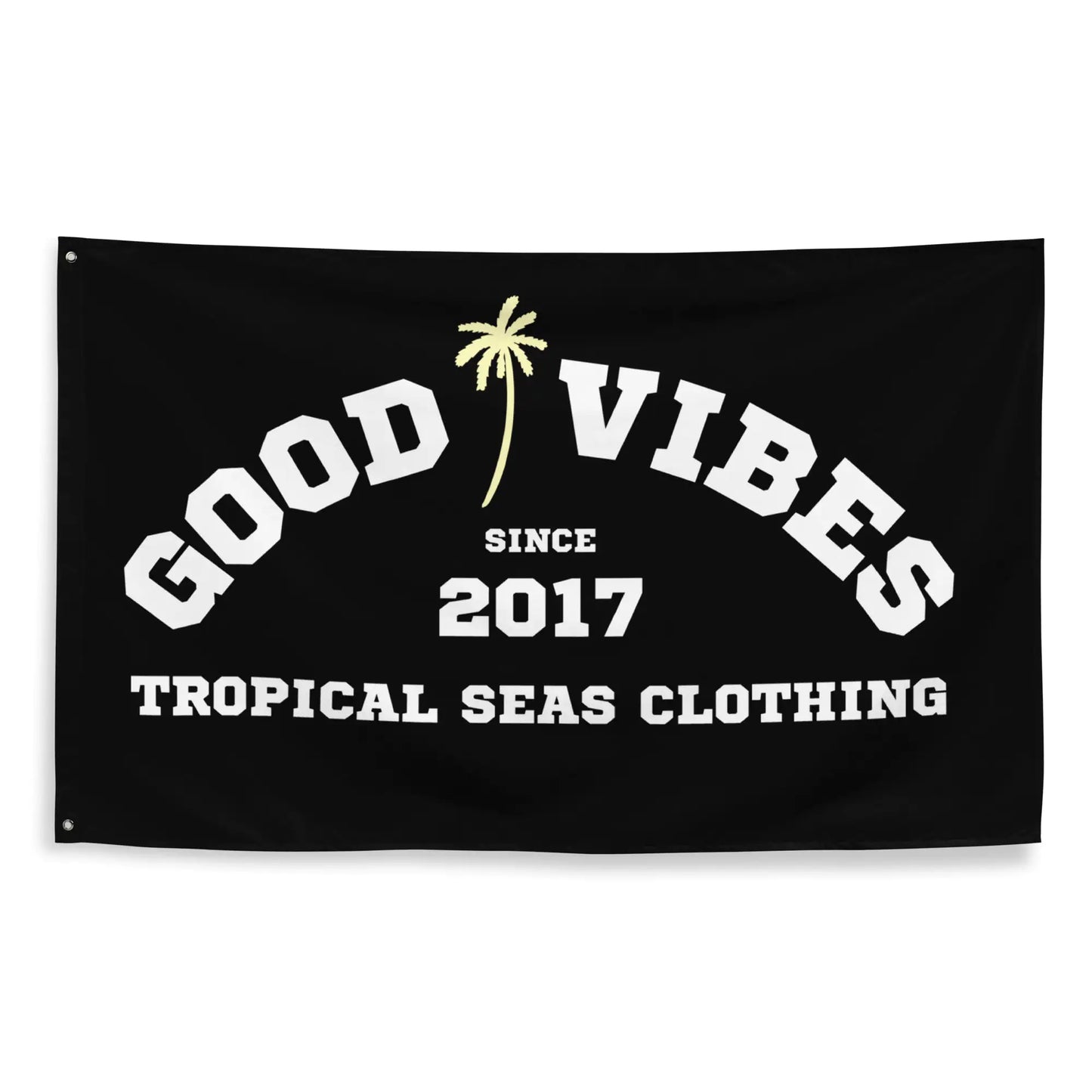 Beachy Good Vibes Flag