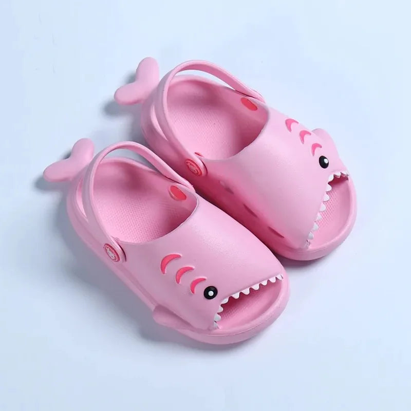 Trendy Kids Shark Clogs