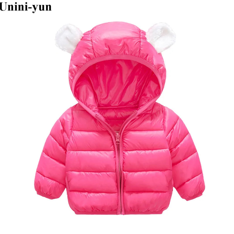 Kids Warm Hooded Coat