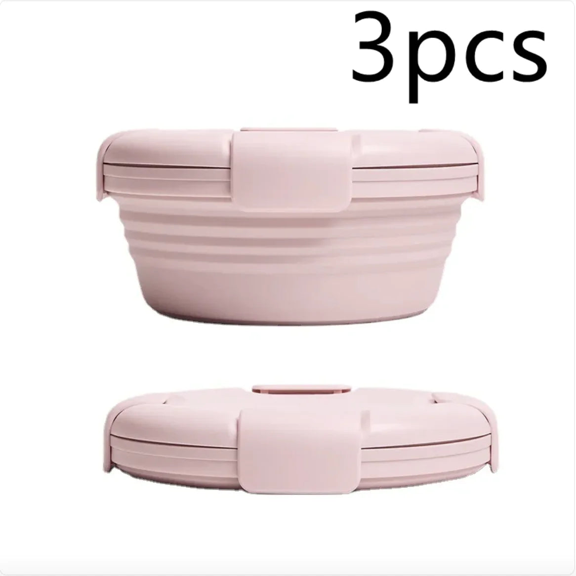 Outdoor Picnic Silicone Folding Lunch Box