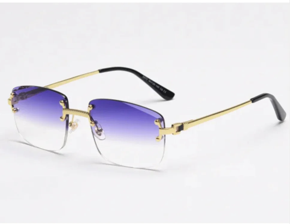 Frameless Spring Leg Sunglasses