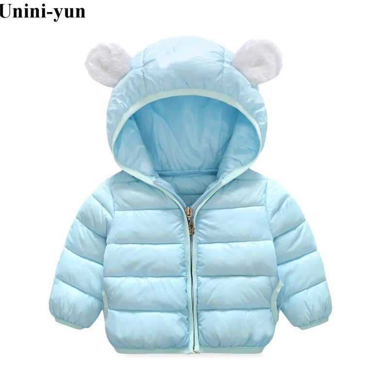 Kids Warm Hooded Coat