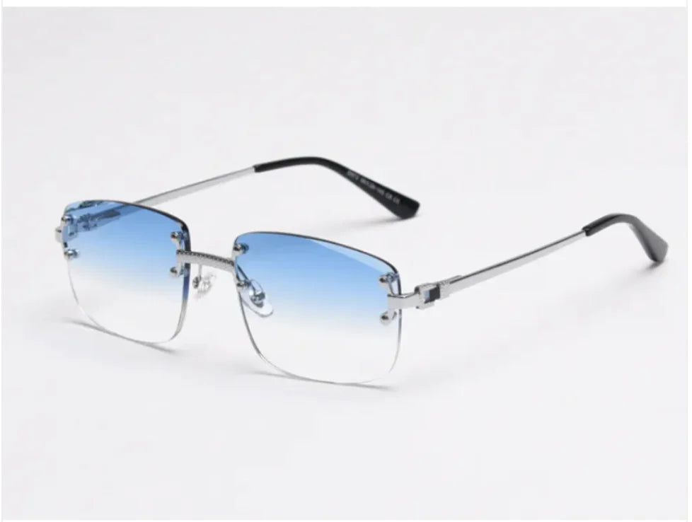 Frameless Spring Leg Sunglasses