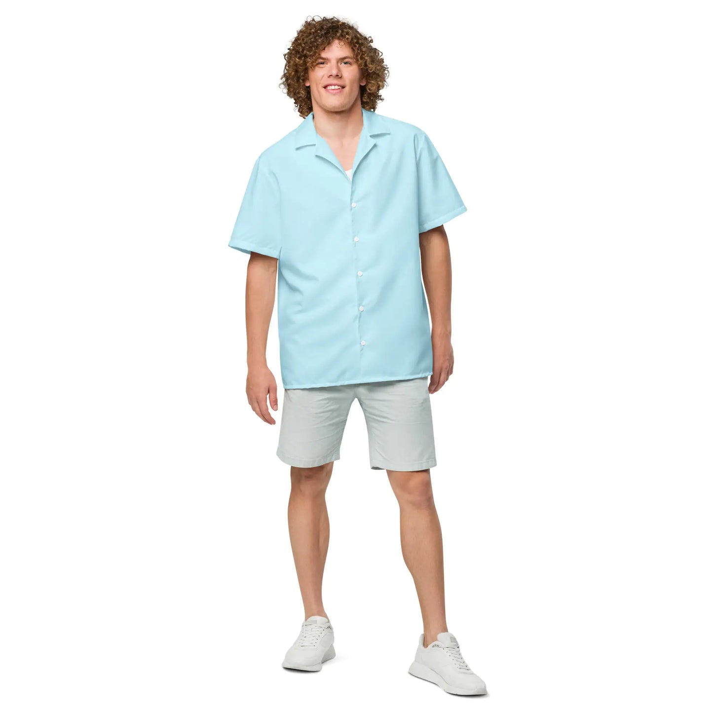 Bahama Water Blue button shirt