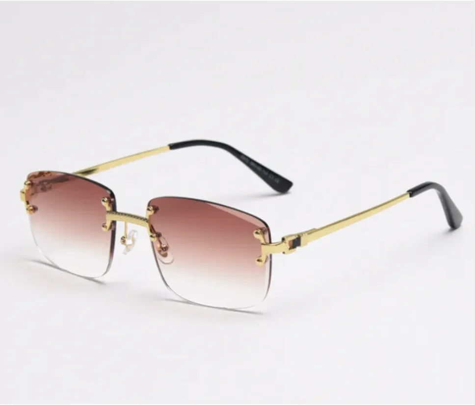 Frameless Spring Leg Sunglasses