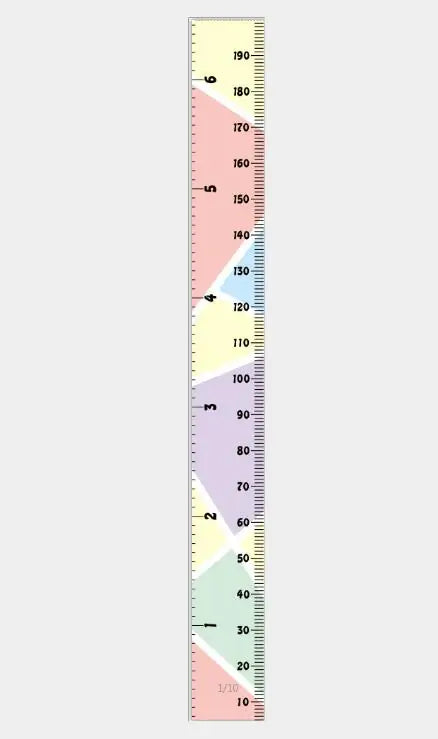 Nordic Style Kids Height Ruler