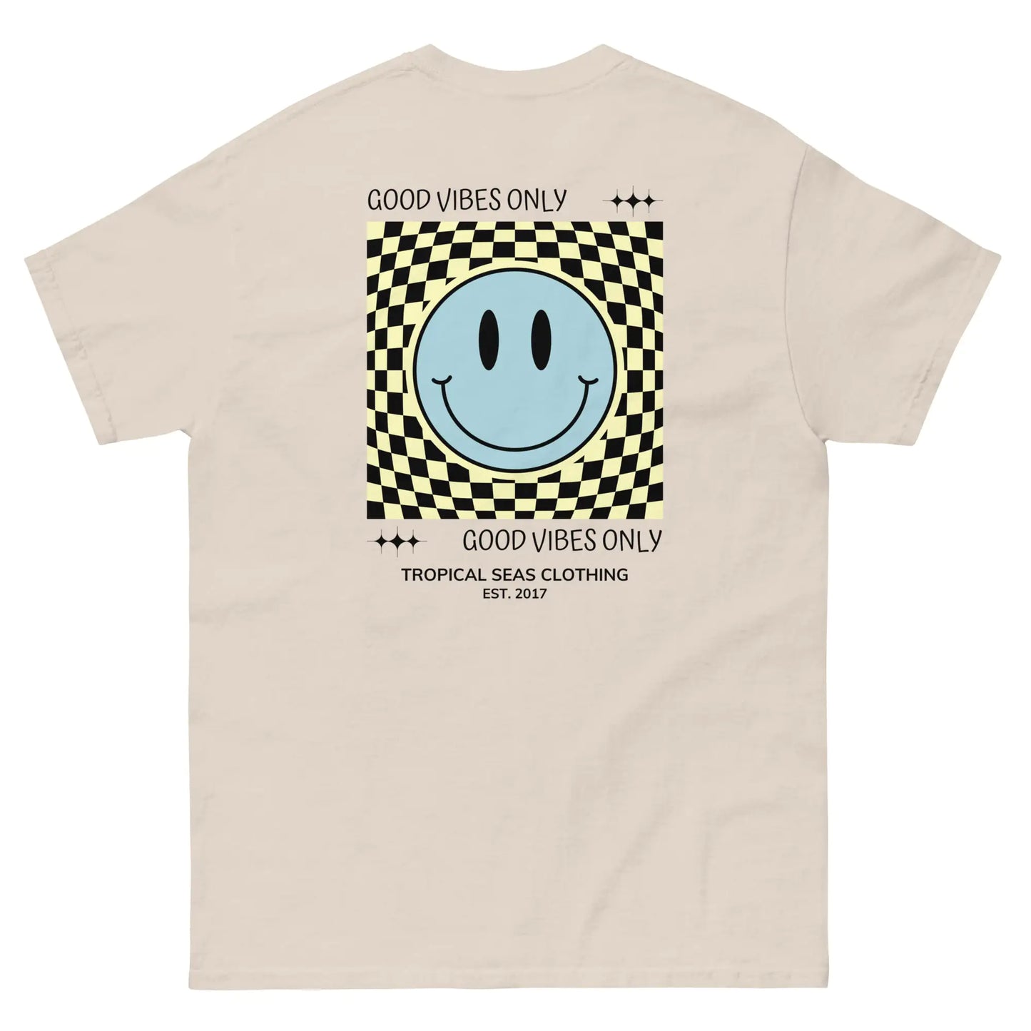 Men's Good Vibes Smiley Face classic tee