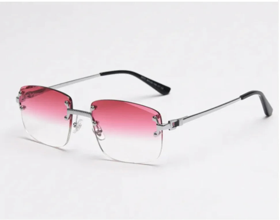 Frameless Spring Leg Sunglasses