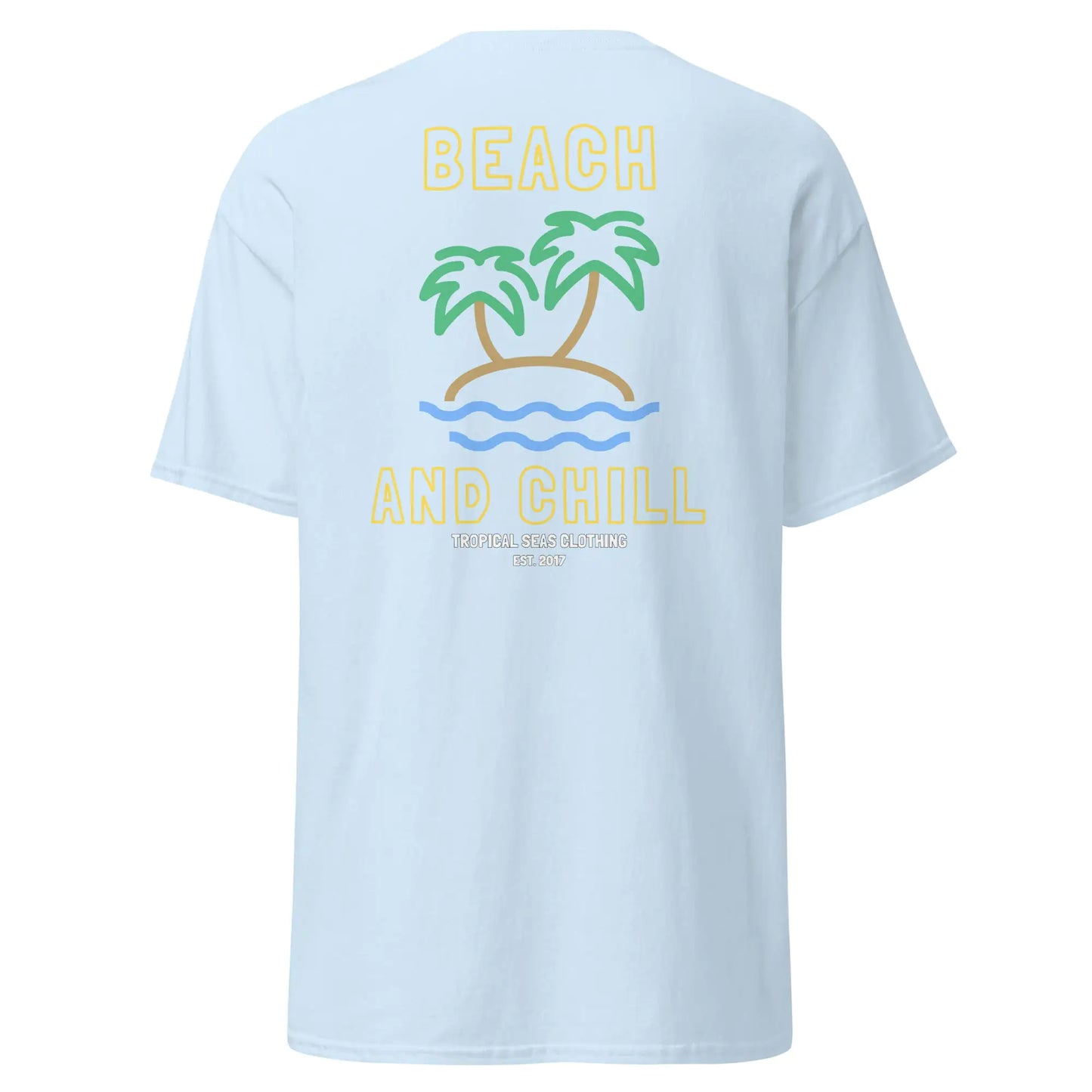 Embroidered Beach and Chill Classic Tee